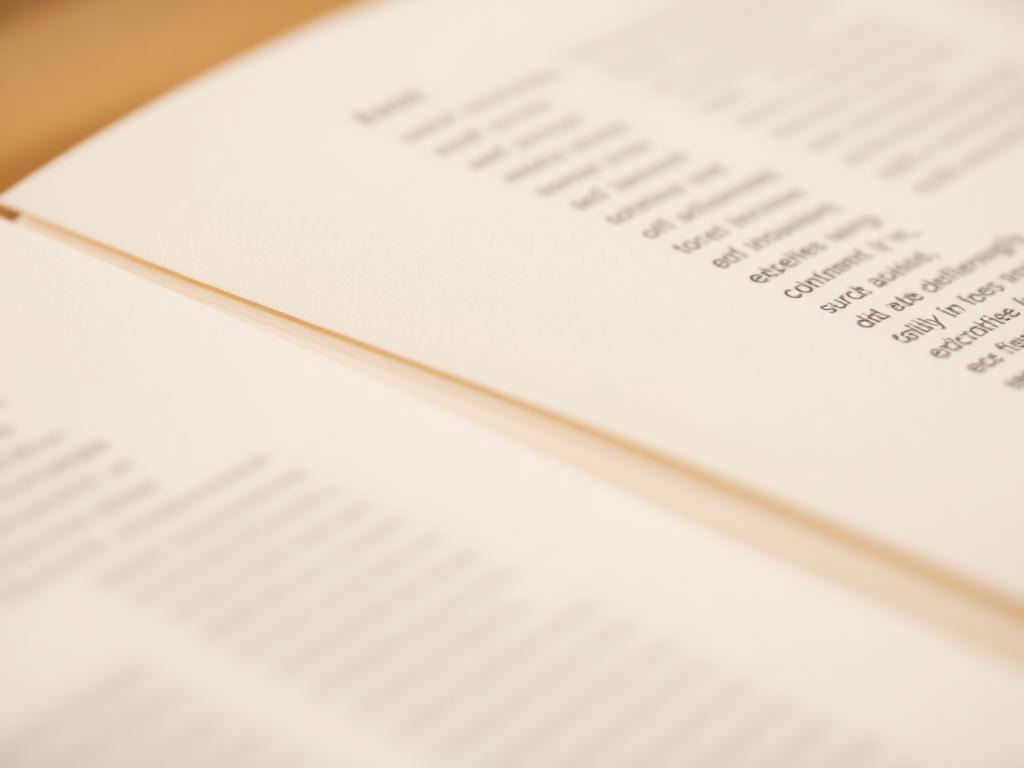 Macro detail of a printed source document
